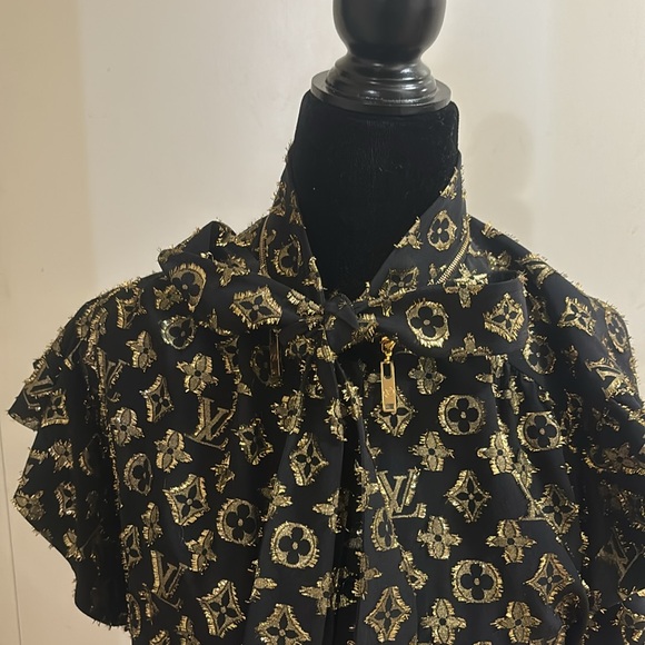 1️⃣5️⃣0️⃣0️⃣ brand new authentic Louis Vuitton babydoll blouse silk - Picture 2 of 13